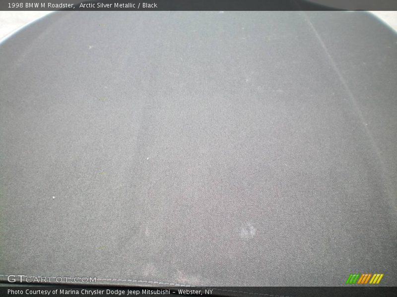 Arctic Silver Metallic / Black 1998 BMW M Roadster