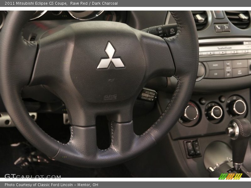 Rave Red / Dark Charcoal 2011 Mitsubishi Eclipse GS Coupe