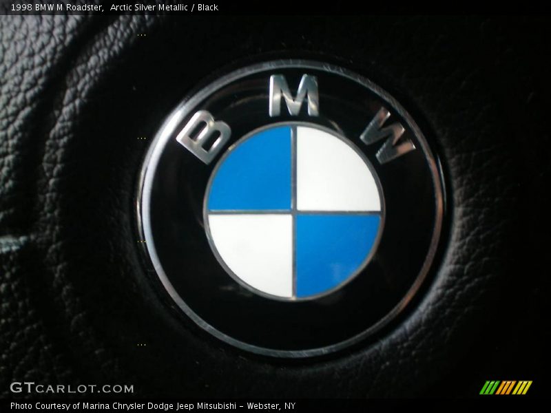 Arctic Silver Metallic / Black 1998 BMW M Roadster