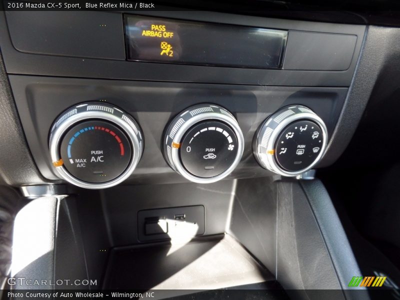 Blue Reflex Mica / Black 2016 Mazda CX-5 Sport