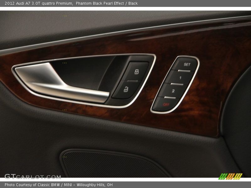 Phantom Black Pearl Effect / Black 2012 Audi A7 3.0T quattro Premium