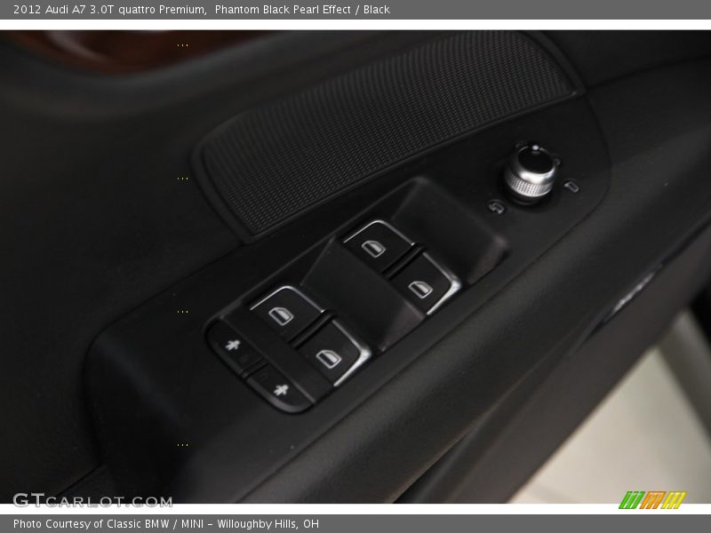 Phantom Black Pearl Effect / Black 2012 Audi A7 3.0T quattro Premium