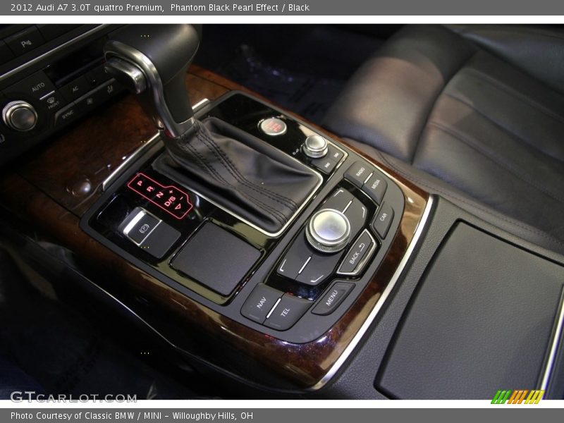 Phantom Black Pearl Effect / Black 2012 Audi A7 3.0T quattro Premium