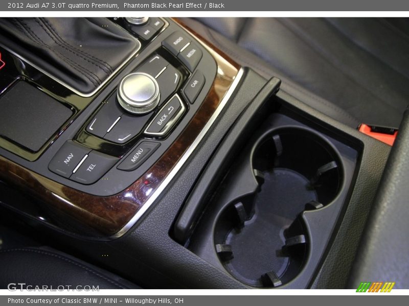 Phantom Black Pearl Effect / Black 2012 Audi A7 3.0T quattro Premium