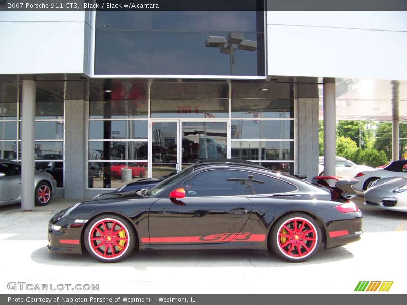 Black / Black w/Alcantara 2007 Porsche 911 GT3