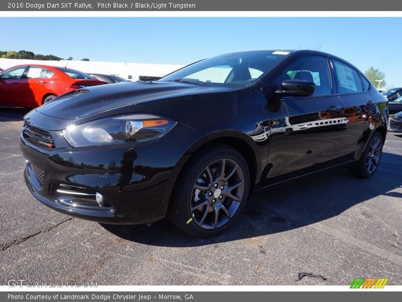 Pitch Black / Black/Light Tungsten 2016 Dodge Dart SXT Rallye