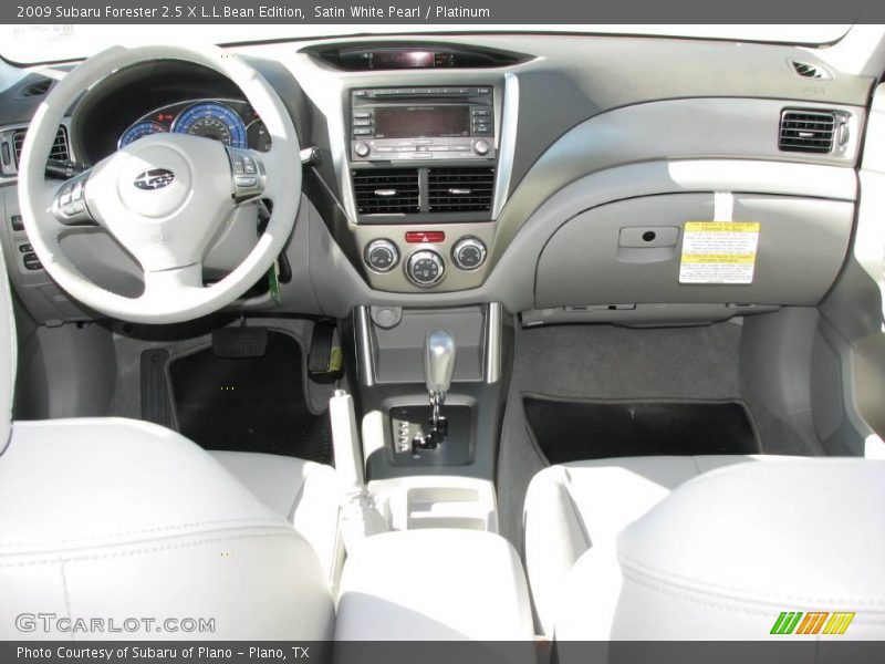 Satin White Pearl / Platinum 2009 Subaru Forester 2.5 X L.L.Bean Edition