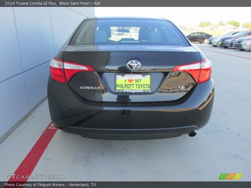 Black Sand Pearl / Ash 2016 Toyota Corolla LE Plus
