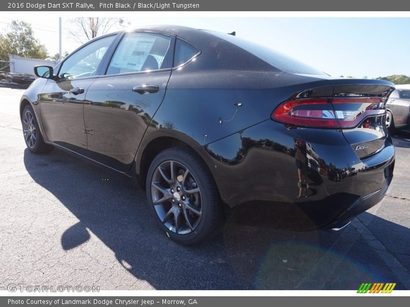 Pitch Black / Black/Light Tungsten 2016 Dodge Dart SXT Rallye