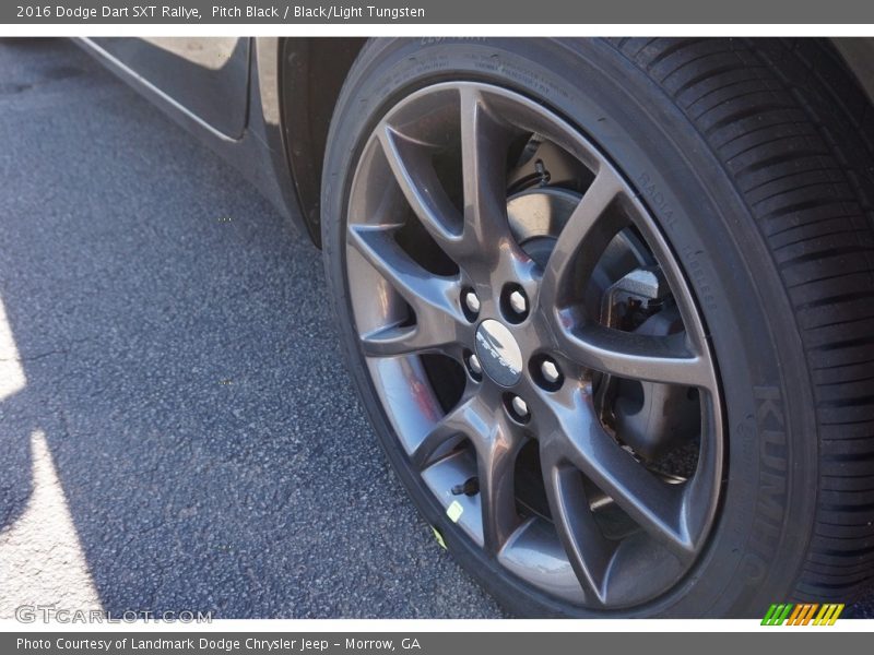 Pitch Black / Black/Light Tungsten 2016 Dodge Dart SXT Rallye