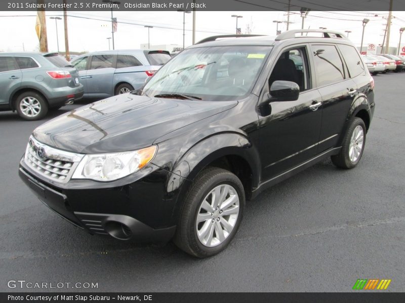 Obsidian Black Pearl / Black 2011 Subaru Forester 2.5 X Premium