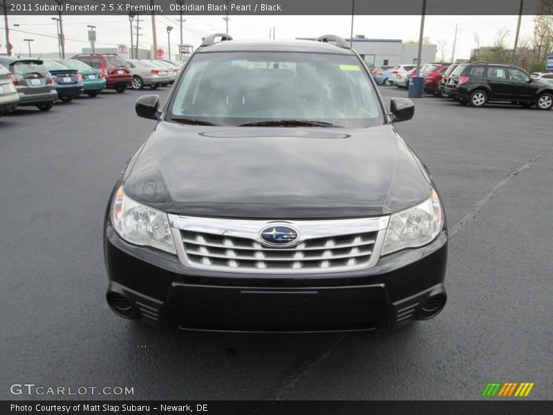 Obsidian Black Pearl / Black 2011 Subaru Forester 2.5 X Premium