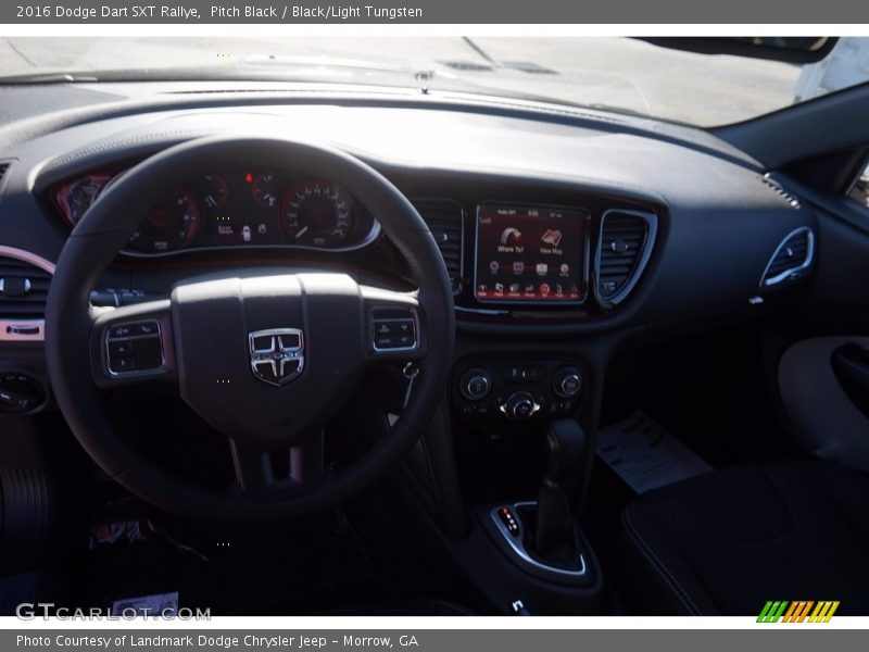 Pitch Black / Black/Light Tungsten 2016 Dodge Dart SXT Rallye
