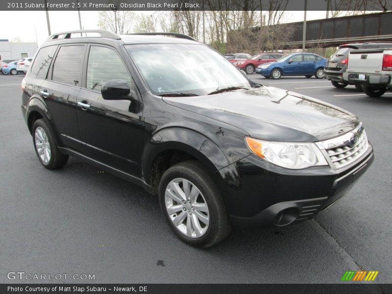 Obsidian Black Pearl / Black 2011 Subaru Forester 2.5 X Premium
