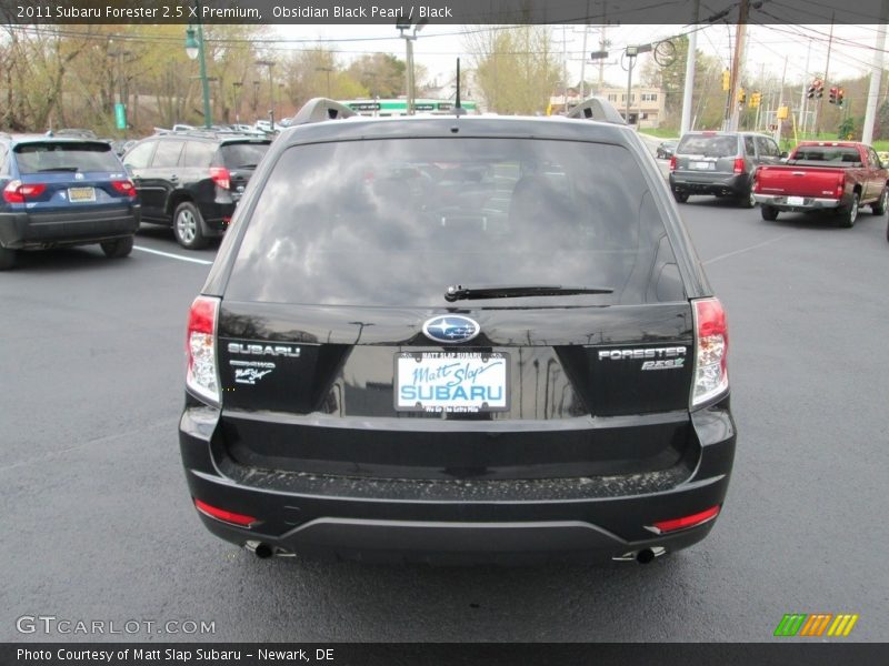 Obsidian Black Pearl / Black 2011 Subaru Forester 2.5 X Premium