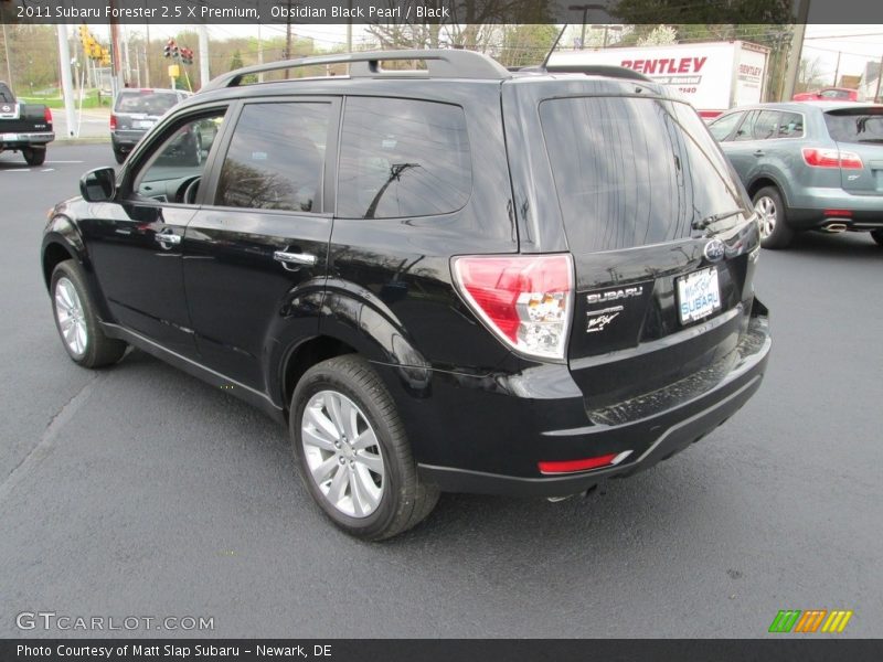 Obsidian Black Pearl / Black 2011 Subaru Forester 2.5 X Premium