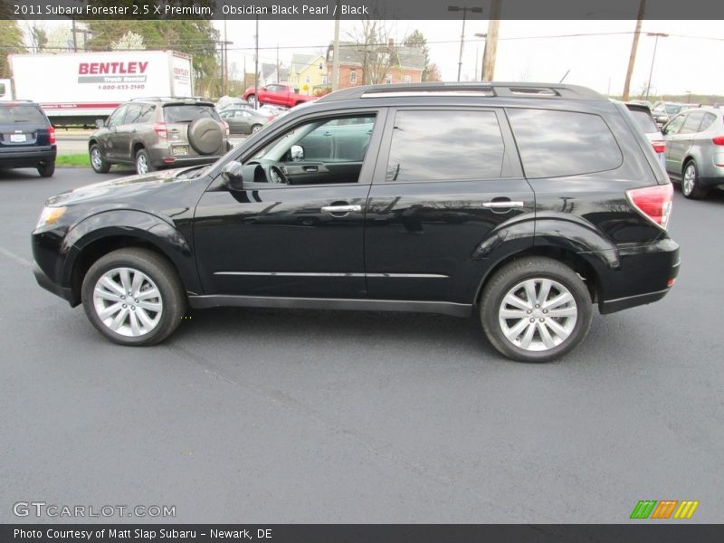 Obsidian Black Pearl / Black 2011 Subaru Forester 2.5 X Premium