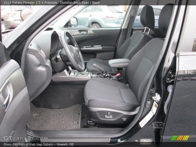 Obsidian Black Pearl / Black 2011 Subaru Forester 2.5 X Premium