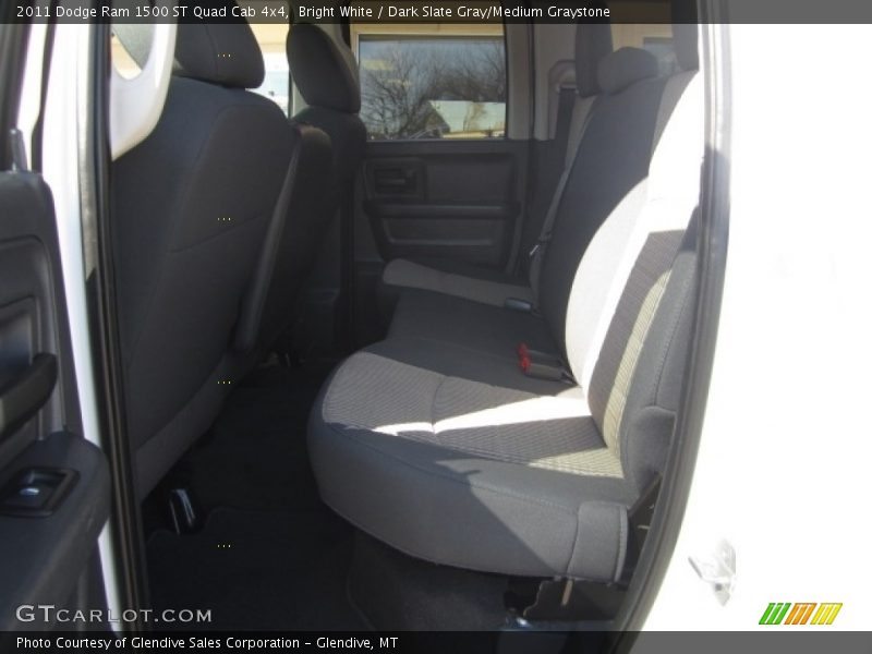 Bright White / Dark Slate Gray/Medium Graystone 2011 Dodge Ram 1500 ST Quad Cab 4x4