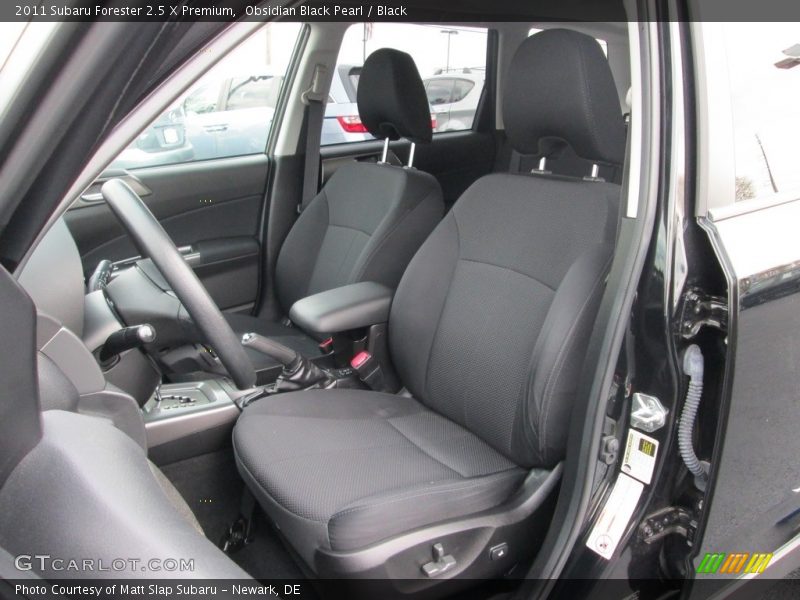 Obsidian Black Pearl / Black 2011 Subaru Forester 2.5 X Premium