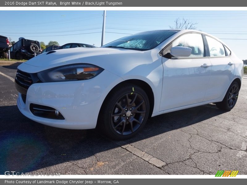 Bright White / Black/Light Tungsten 2016 Dodge Dart SXT Rallye