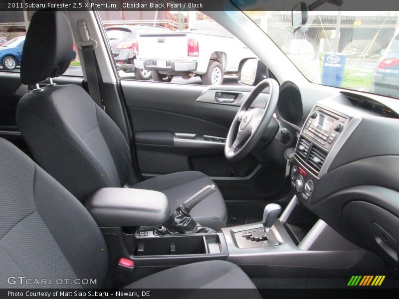 Obsidian Black Pearl / Black 2011 Subaru Forester 2.5 X Premium