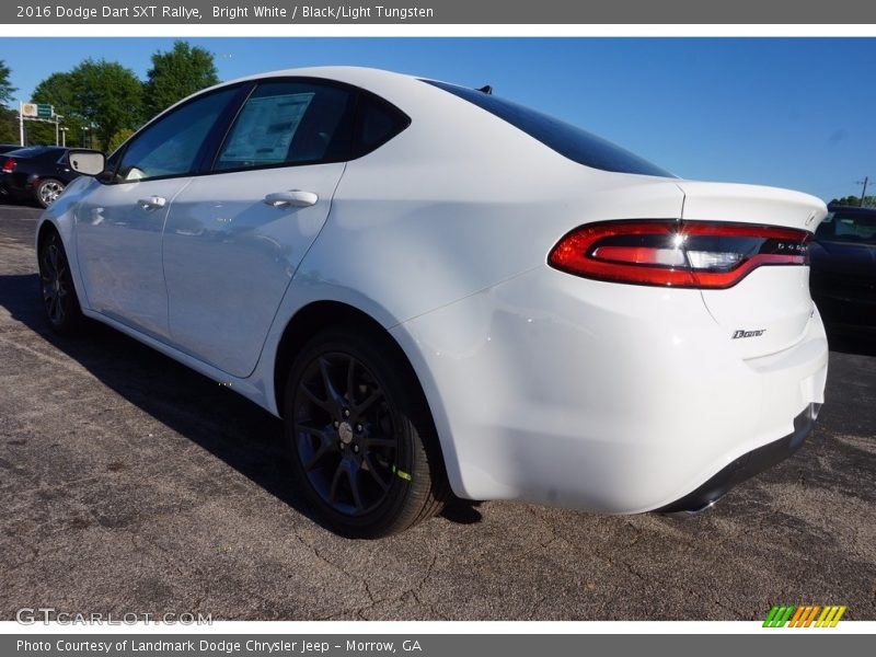 Bright White / Black/Light Tungsten 2016 Dodge Dart SXT Rallye
