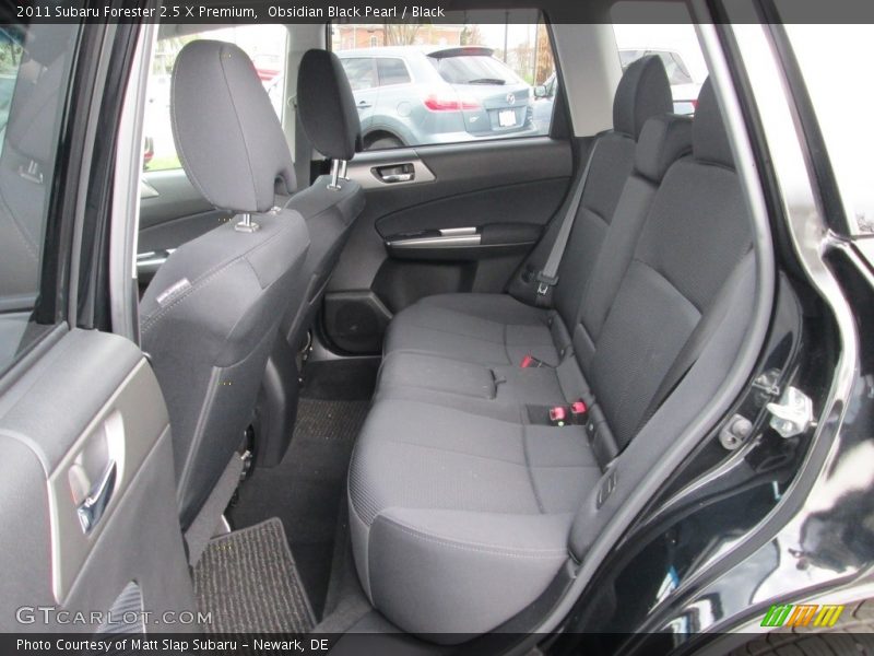 Obsidian Black Pearl / Black 2011 Subaru Forester 2.5 X Premium