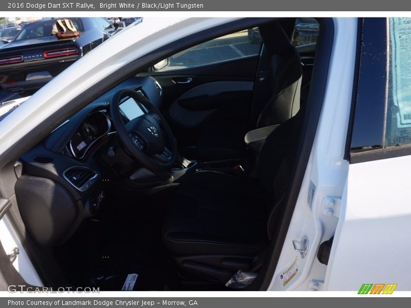 Bright White / Black/Light Tungsten 2016 Dodge Dart SXT Rallye