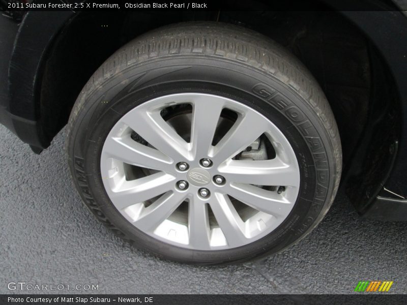 Obsidian Black Pearl / Black 2011 Subaru Forester 2.5 X Premium
