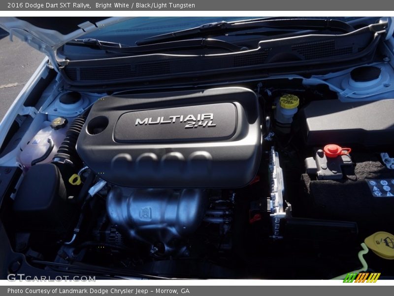 Bright White / Black/Light Tungsten 2016 Dodge Dart SXT Rallye