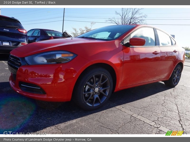 TorRed / Black 2016 Dodge Dart SE