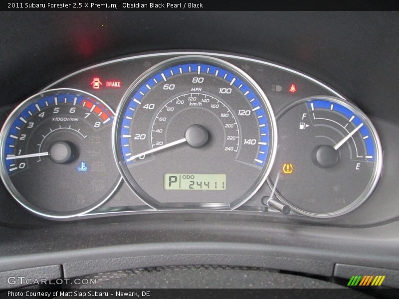 Obsidian Black Pearl / Black 2011 Subaru Forester 2.5 X Premium