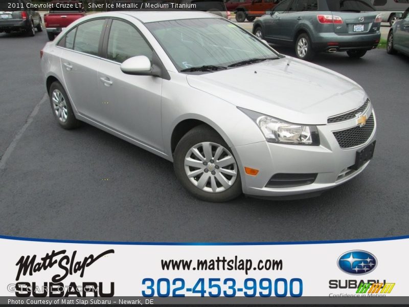 Silver Ice Metallic / Medium Titanium 2011 Chevrolet Cruze LT