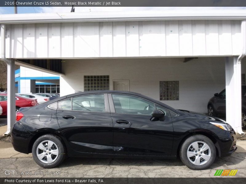 Mosaic Black Metallic / Jet Black 2016 Chevrolet Cruze LS Sedan