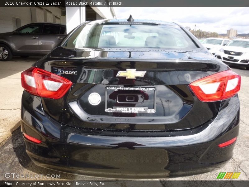 Mosaic Black Metallic / Jet Black 2016 Chevrolet Cruze LS Sedan