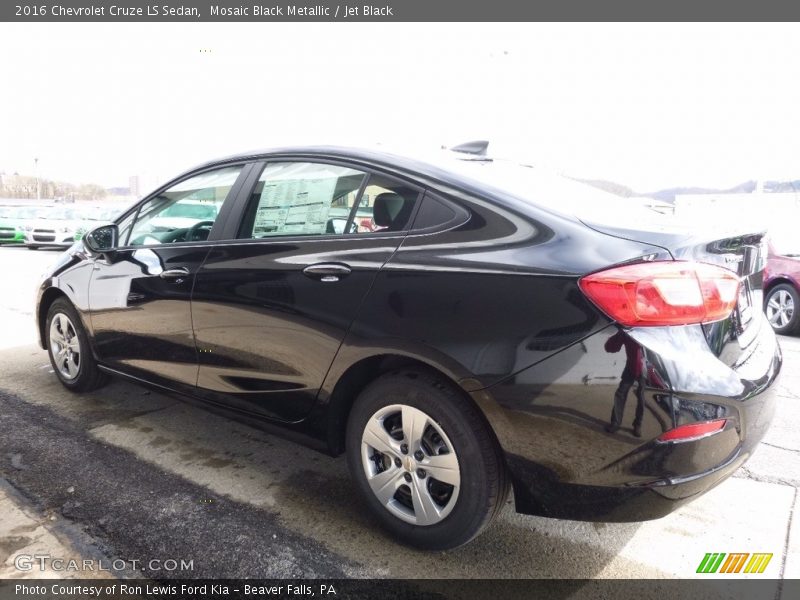 Mosaic Black Metallic / Jet Black 2016 Chevrolet Cruze LS Sedan