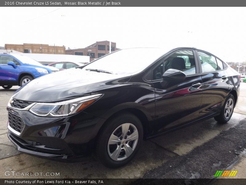 Mosaic Black Metallic / Jet Black 2016 Chevrolet Cruze LS Sedan