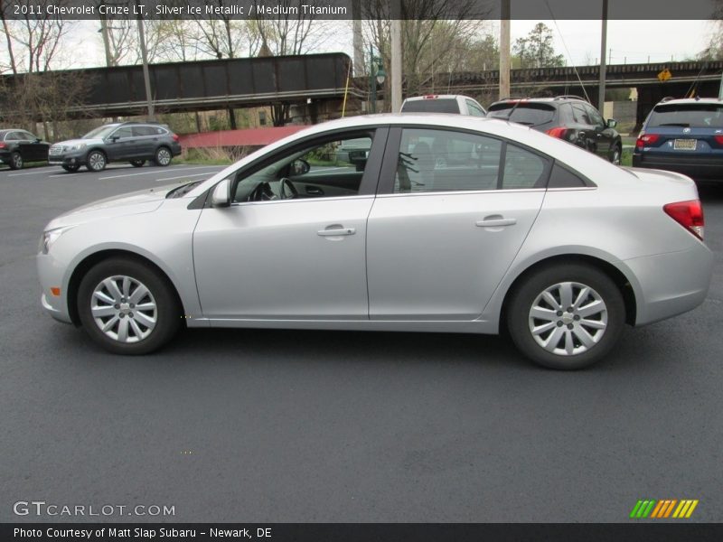 Silver Ice Metallic / Medium Titanium 2011 Chevrolet Cruze LT