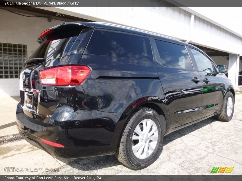 Aurora Black / Gray 2016 Kia Sedona LX