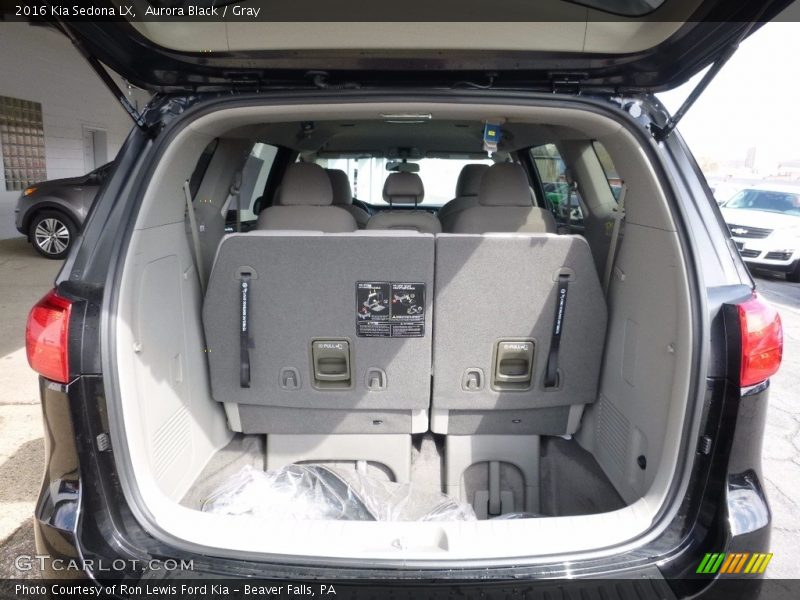 Aurora Black / Gray 2016 Kia Sedona LX