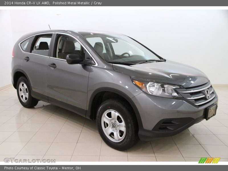 Polished Metal Metallic / Gray 2014 Honda CR-V LX AWD