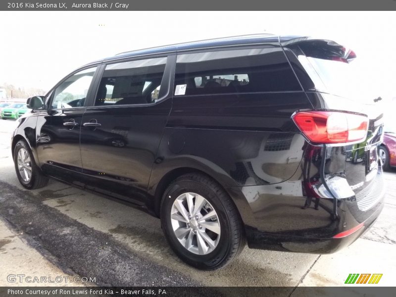 Aurora Black / Gray 2016 Kia Sedona LX