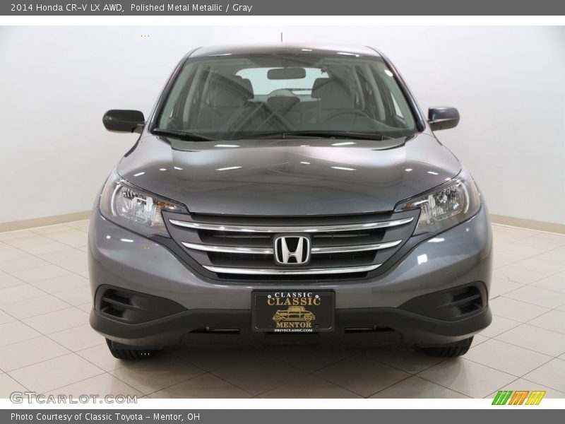 Polished Metal Metallic / Gray 2014 Honda CR-V LX AWD