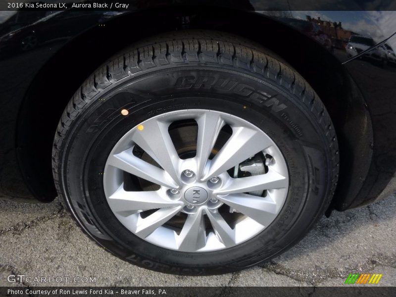 Aurora Black / Gray 2016 Kia Sedona LX