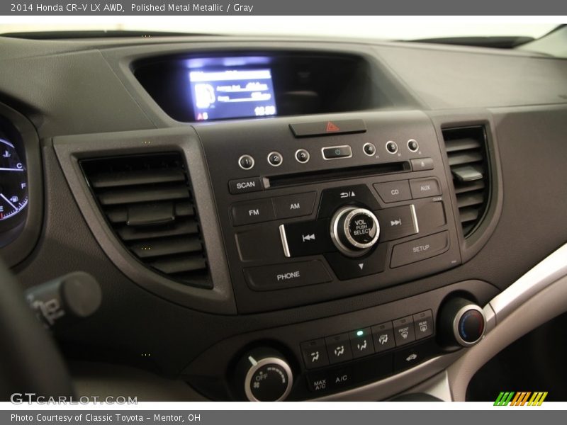 Polished Metal Metallic / Gray 2014 Honda CR-V LX AWD