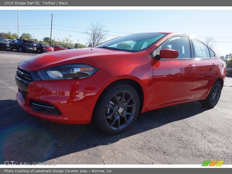 TorRed / Black 2016 Dodge Dart SE