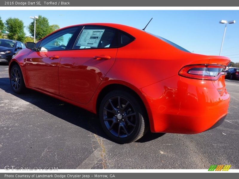TorRed / Black 2016 Dodge Dart SE