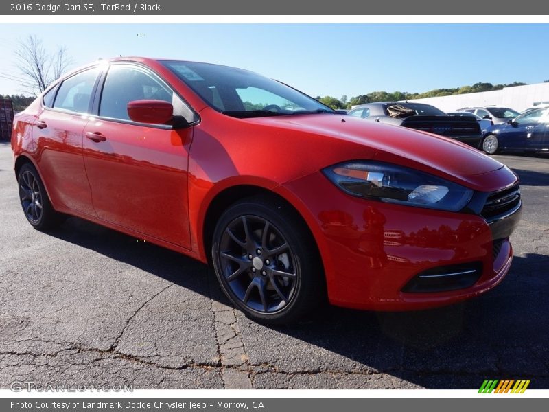 TorRed / Black 2016 Dodge Dart SE