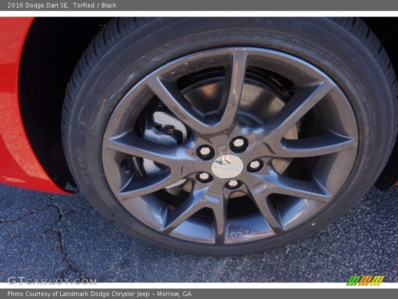 TorRed / Black 2016 Dodge Dart SE
